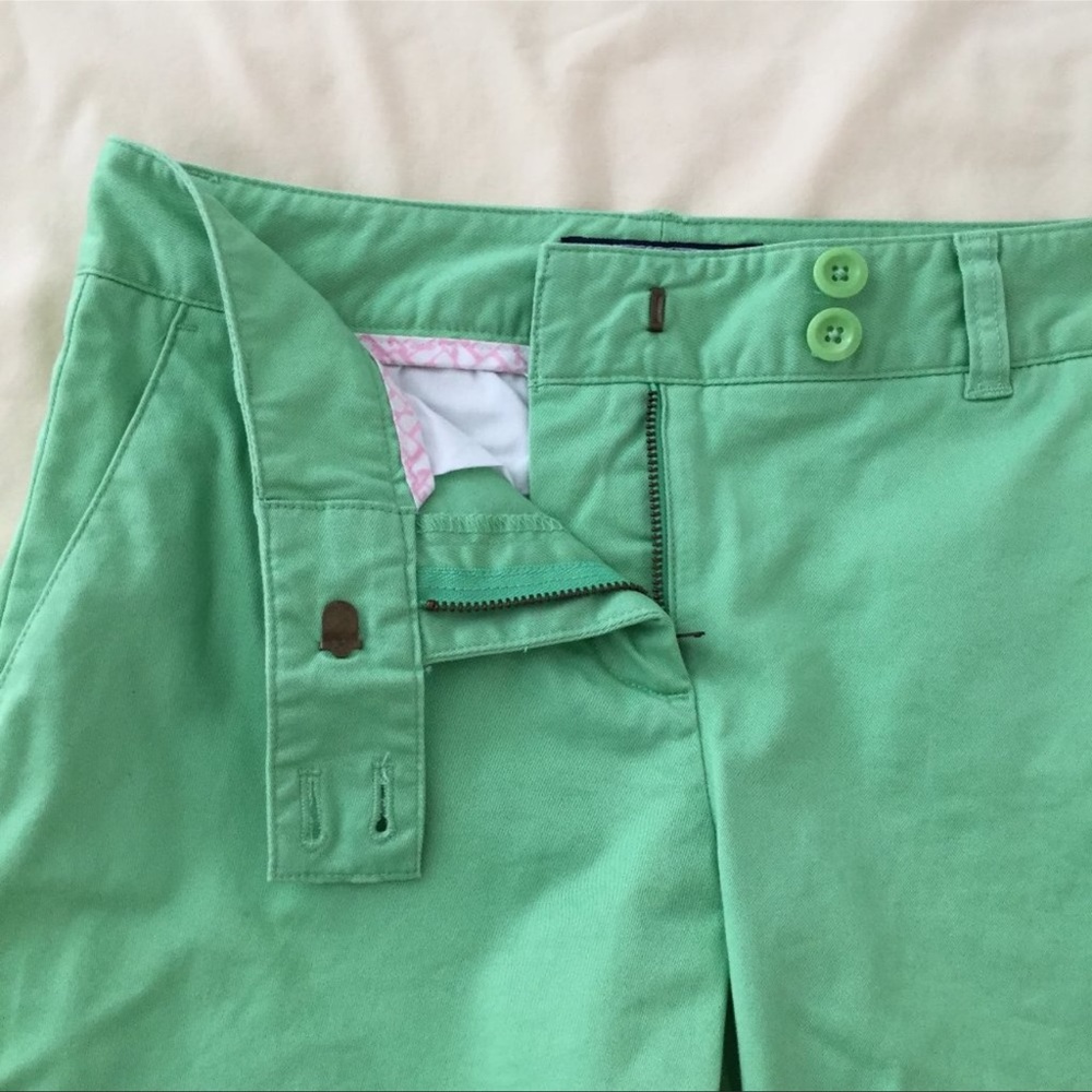 Vineyard Vines Dayboat Capri Pants Wasabi Green - Picture 5 of 6